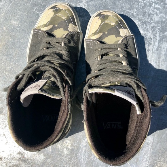 RARE Vans Skate Hi Camo 6 W 4.5 M - Picture 9 of 9